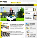Die neue Weber-Webseite ist optimiert für den mobilen Zugriff und punktet mit klarer Benutzerführung