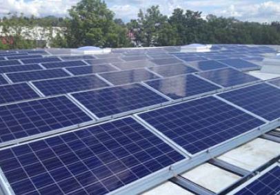 Die Solaranalge, installiert vom Hummel Systemhaus Die Solaranalge, installiert vom Hummel Systemhaus