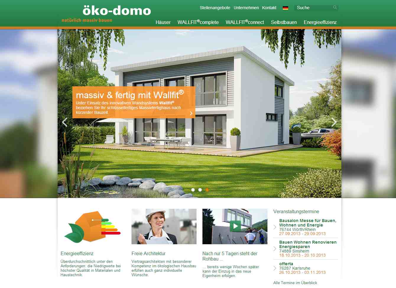 Neue Website für öko-domo