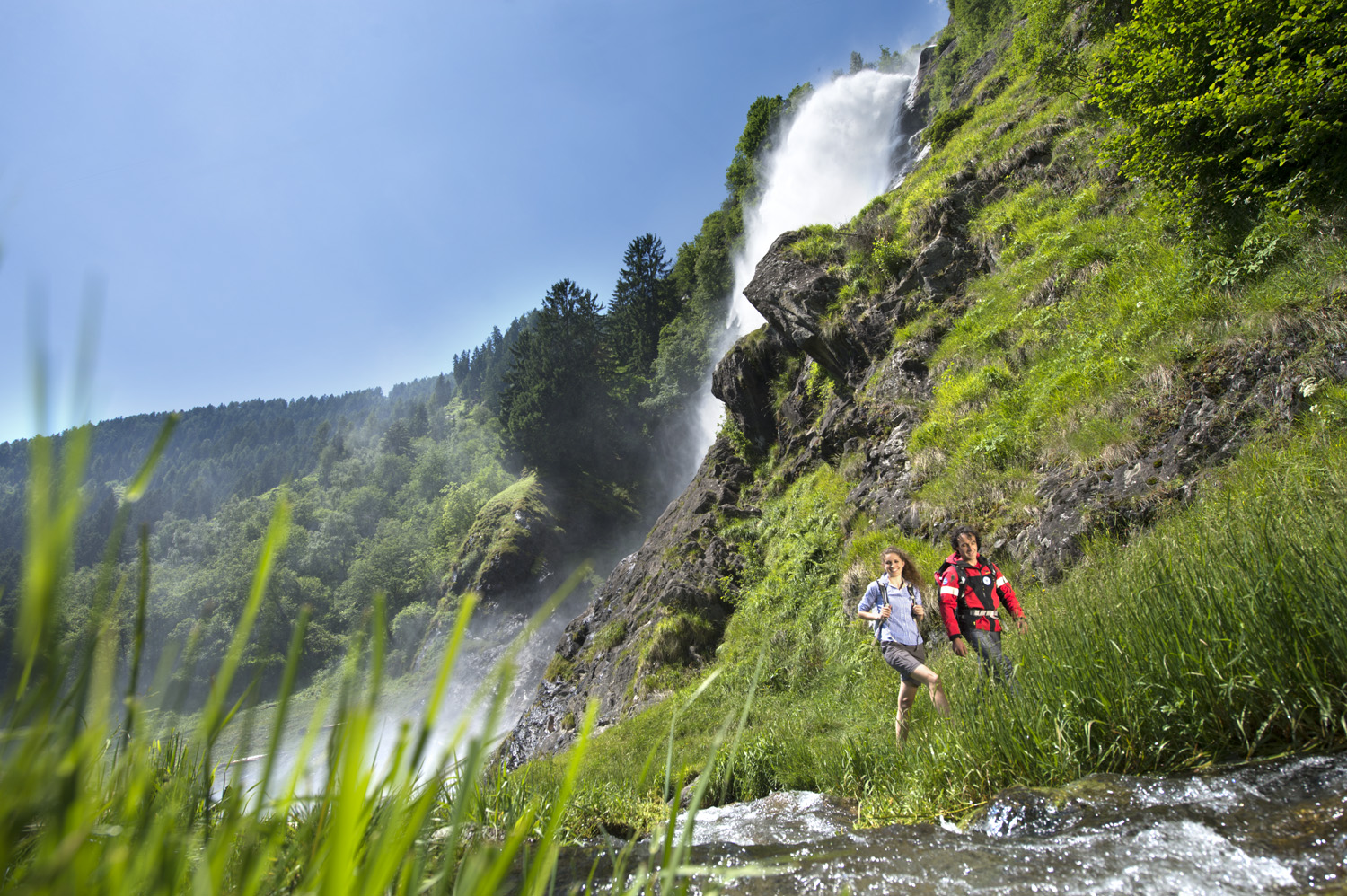 Geocaching am Partschinser Wasserfall ? Helmuth Rier ? TV Partschins