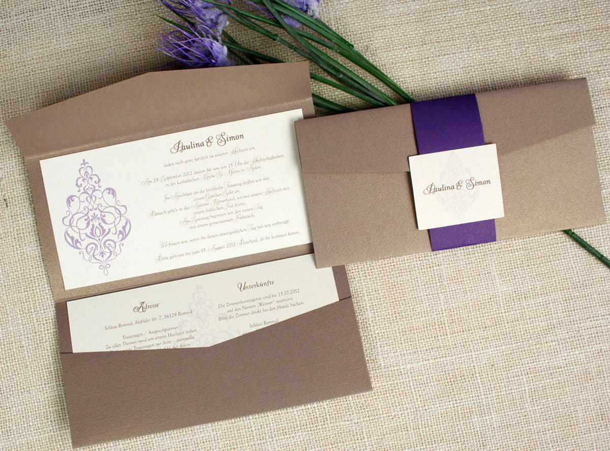 Kartenserie Damask von DeValdes