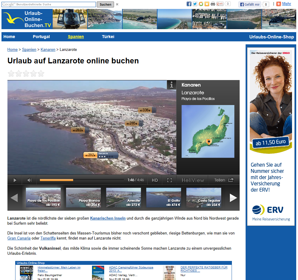 Screenshot Urlaub-Online-Buchen.TV Screenshot Urlaub-Online-Buchen.TV