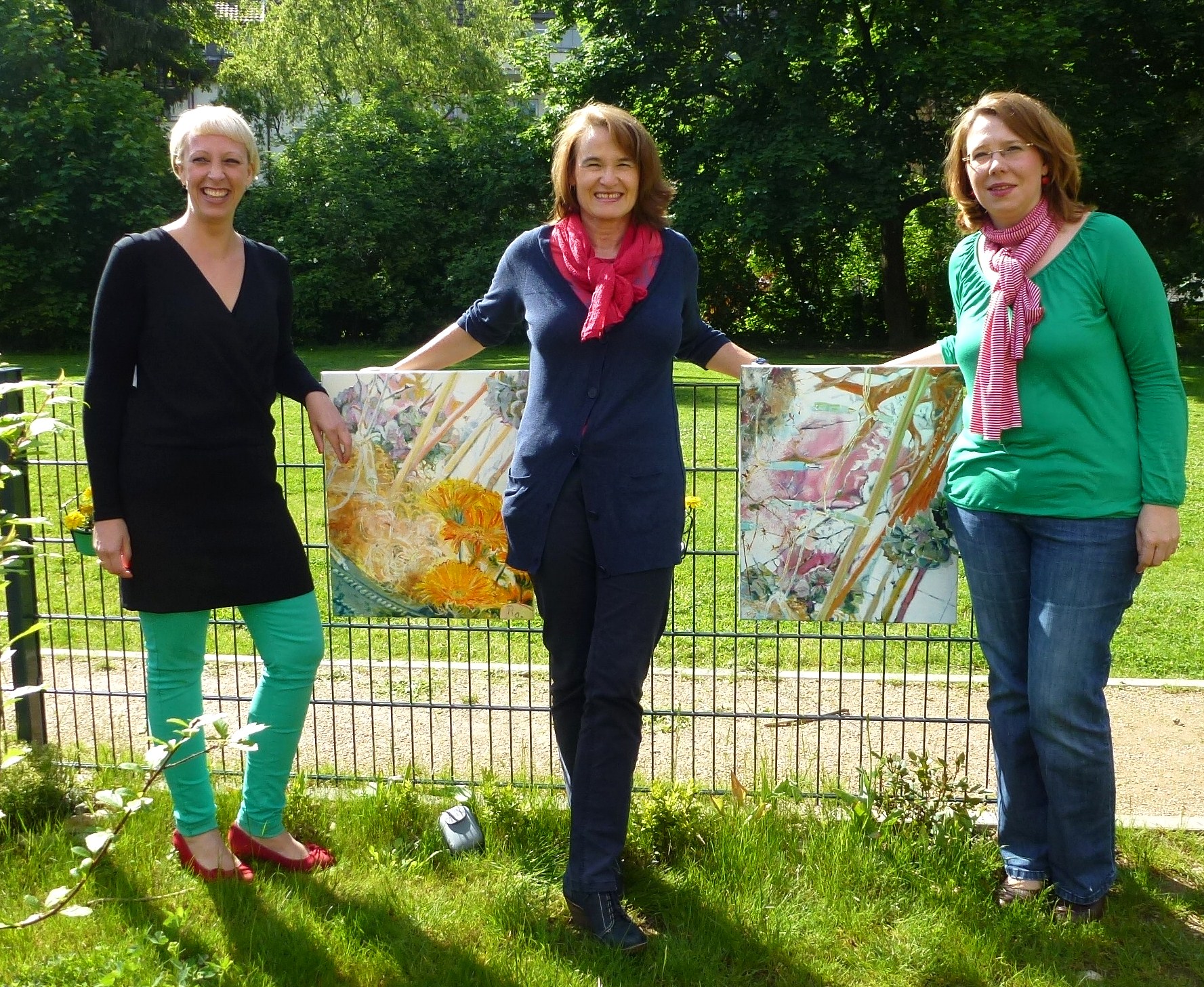 Gründungsmitglieder d. stilsicher-Netzwerks: Stephanie Jana, Simone Blaschke, Ursula Kollritsch