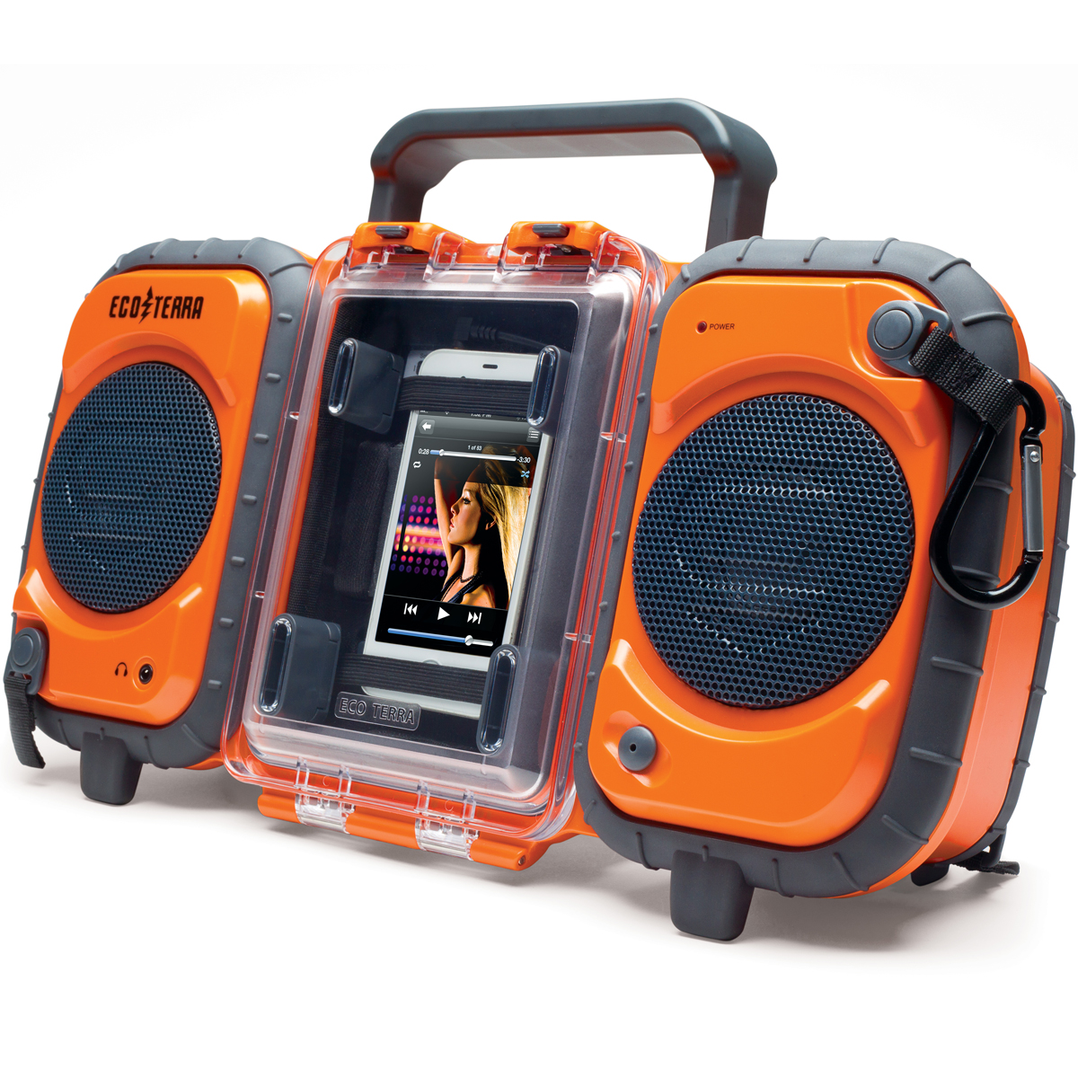 Eco Terra Boombox - wasserdichtes Audio Case (c) radbag