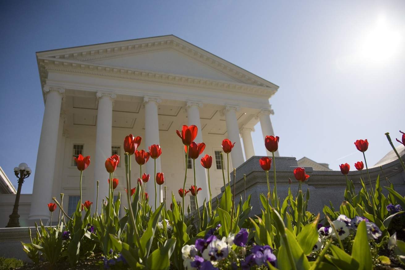 Das Virginia State Capitol in Richmond