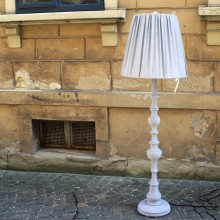 Vintage Standleuchte upcycled