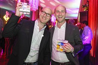Die Agenturinhaber Oliver und Patrick Ernst bei der Preisverleihung