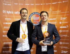 Von links: Kaspar Geiser (Aspecta) und Yevgenij Pisetsky (E-Commerce Manager, Rajapack) Von links: Kaspar Geiser (Aspecta) und Yevgenij Pisetsky (E-Commerce Manager, Rajapack)