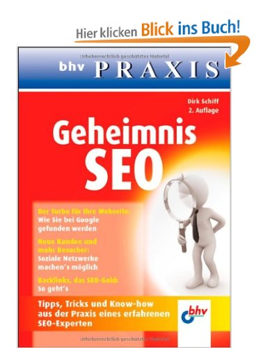 SEO Buch von Dirk Schiff Geheimnis SEO
