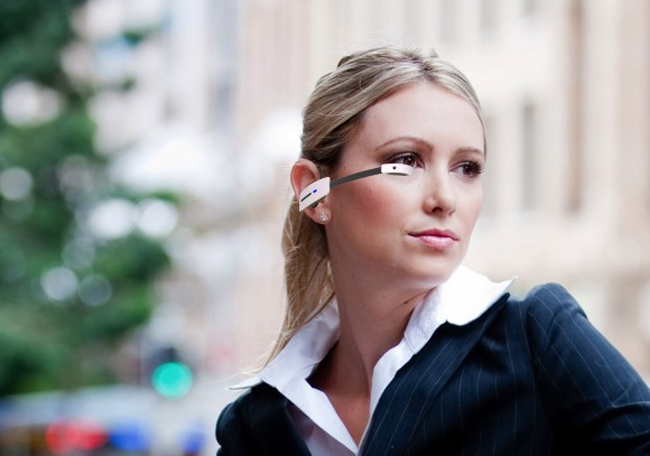 So sieht die neue Vuzix-Datenbrille M100 aus So sieht die neue Vuzix-Datenbrille M100 aus