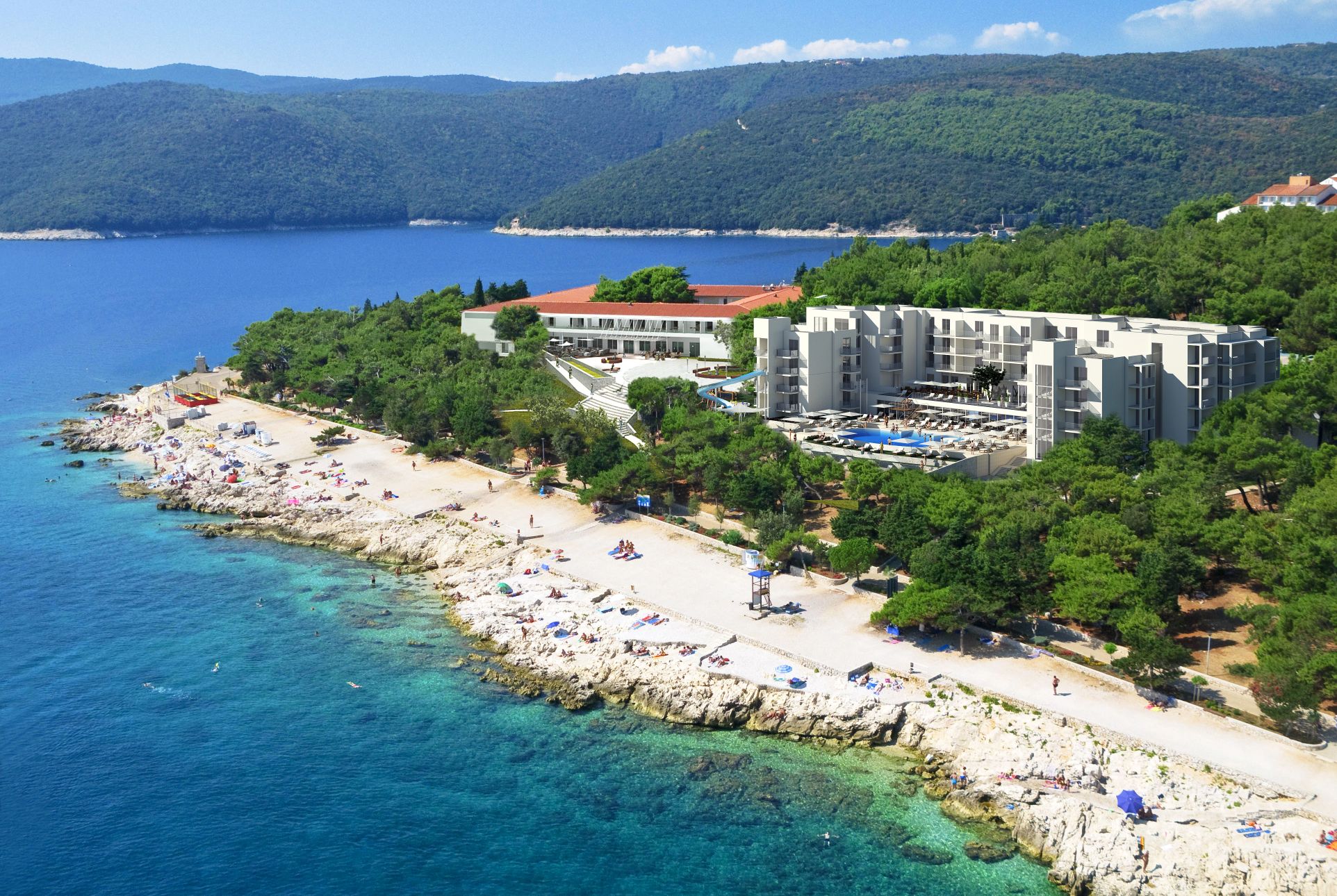 Die neue Vier-Sterne-Premiumanlage Hotel und Casa Valamar Sanfior in Rabac