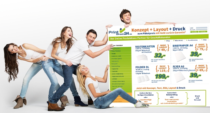 Grafikleistungen zum Festpreis bei Printdirect24.de