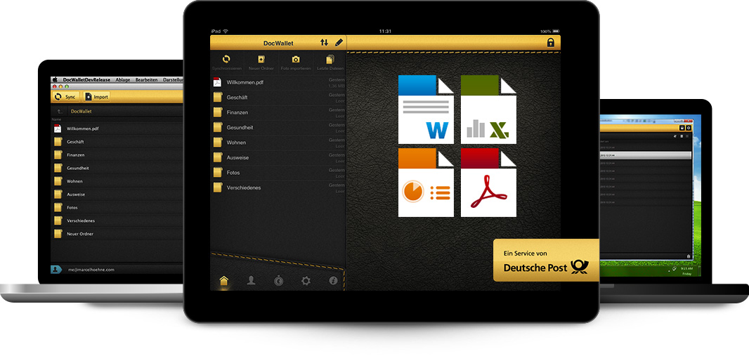 DocWallet: Vertrauliche Dokumente sicher auf PC, Mac und iPad DocWallet: Vertrauliche Dokumente sicher auf PC, Mac und iPad