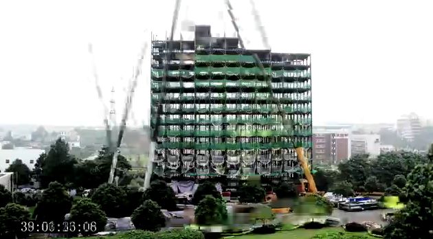Entstand in nur 15 Tagen Bauzeit: Ark Hotel in Changsha/China mit 30 Stockwerken