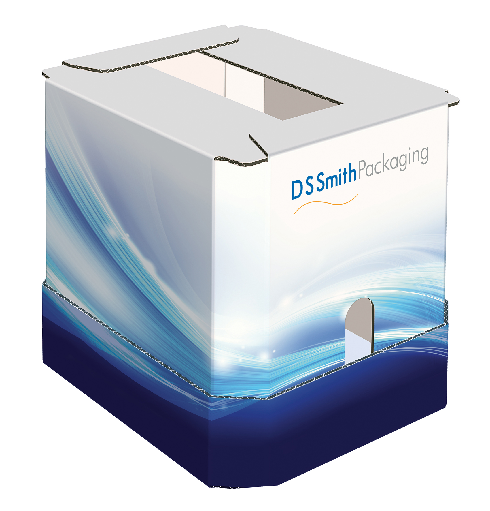 Die achteckige Konstruktion von DS Smith Packaging garantiert deutliche Stabilitätsvorteile.