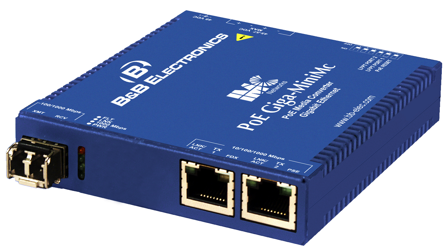 B&B PoE Giga MiniMc LFPT B&B PoE Giga MiniMc LFPT