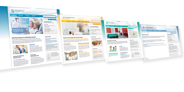 Das Baukasten-System bietet Individualität von Allgemeinmedizin bis Zahnheilkunde. © arzt-im-web® Das Baukasten-System bietet Individualität von Allgemeinmedizin bis Zahnheilkunde. © arzt-im-web®