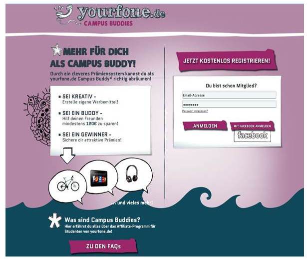Mehr für dich als Campus Buddy: yourfone.de bietet satte Prämie für Studenten Mehr für dich als Campus Buddy: yourfone.de bietet satte Prämie für Studenten