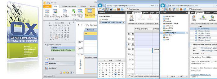 Open-Xchange Groupware bei PS-Webhosting Open-Xchange Groupware bei PS-Webhosting
