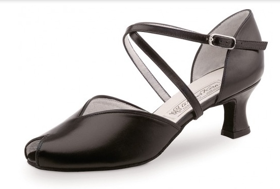 Tanzschuh Modell Ambra 5,5 Nappa Schwarz