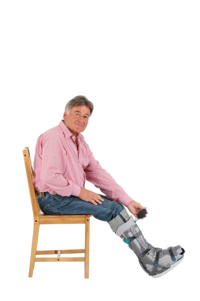 Patient pumpt Vakuumkissen des VACOped auf