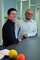 Chris Andlauer und Rainer Bühl freuen sich auf neue Aufgaben (Bild: Barth Medienhaus). Chris Andlauer und Rainer Bühl freuen sich auf neue Aufgaben (Bild: Barth Medienhaus).