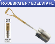 Edelstahl Spaten