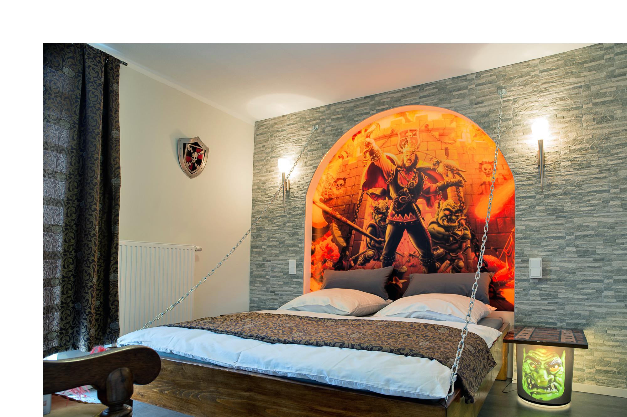 Doppelzimmer im Flipperhotel Doppelzimmer im Flipperhotel