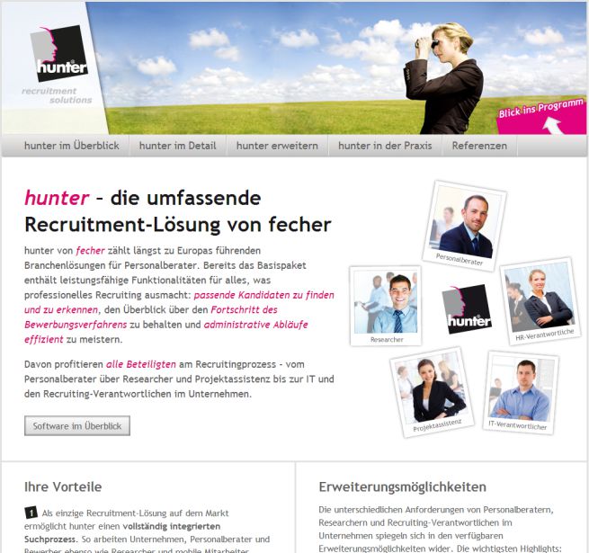 Neue Website www.hunter-software.eu Neue Website www.hunter-software.eu