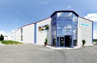 Neue Halle mit Fachhändlerausstellung