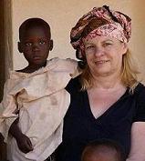 Barbara Wohanka im Kindergarten in Ngulu Barbara Wohanka im Kindergarten in Ngulu