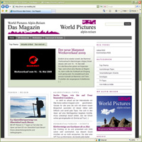 Neues Outdoor-Magazin von World Pictures Alpin-Reisen