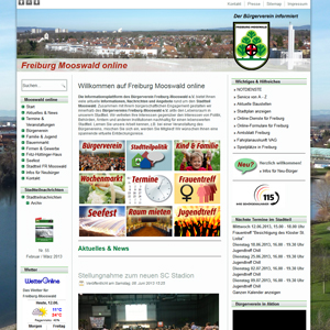 Das neue Stadtteil Portal www.mooswald.org
