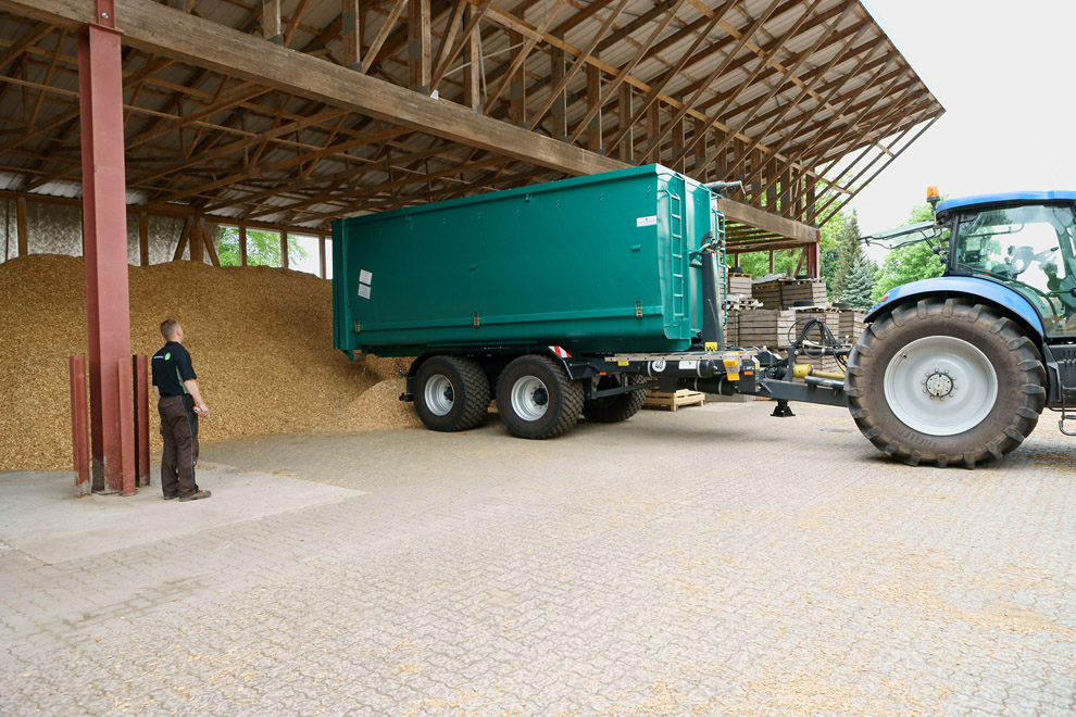 Ohne Belüftungsboden ist der dry-con von Hermann Ellermann ein Transportcontainer