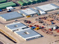 Die Containermodule stehen in direkter Nähe zum Arbeitsplatz. Die Containermodule stehen in direkter Nähe zum Arbeitsplatz.