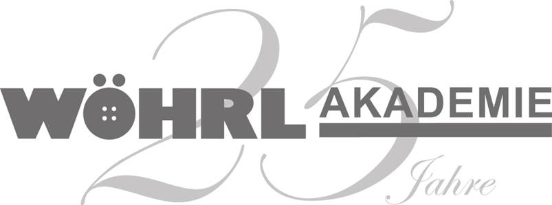 WÖHRL Akademie - Jubiläumslogo WÖHRL Akademie - Jubiläumslogo