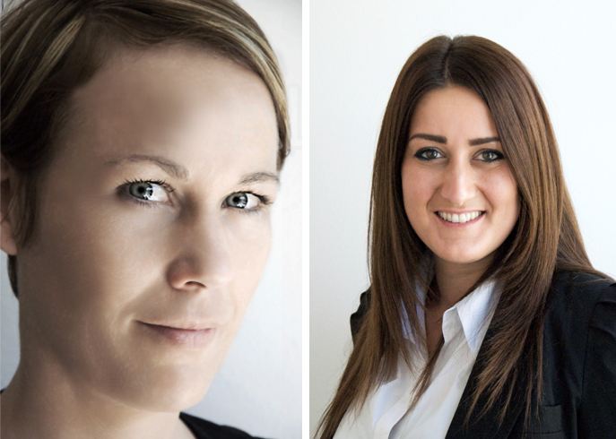 Von links: Stephanie Sohr (Marketing-Managerin) und Valentina Popovic (Projekt-Managerin) Von links: Stephanie Sohr (Marketing-Managerin) und Valentina Popovic (Projekt-Managerin)