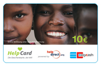 easycash vertreibt erste soziale Geschenkkarte HelpCard easycash vertreibt erste soziale Geschenkkarte HelpCard