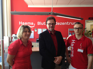 Dr. med. Elisabeth Ulrich, MdB Frank Heinrich (CDU) und Sebastian Seifert
