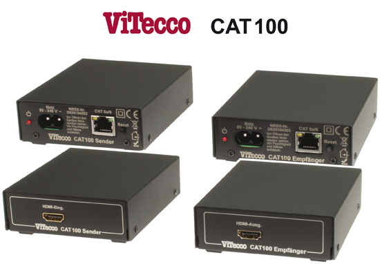 HDMI CAT Extender ViTecco CAT 100 HDMI CAT Extender ViTecco CAT 100