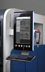 Bedienterminal der DATRON-Fräsmaschine M8Cube Bedienterminal der DATRON-Fräsmaschine M8Cube
