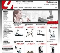 4fitness-Shop auf Magento-Basis