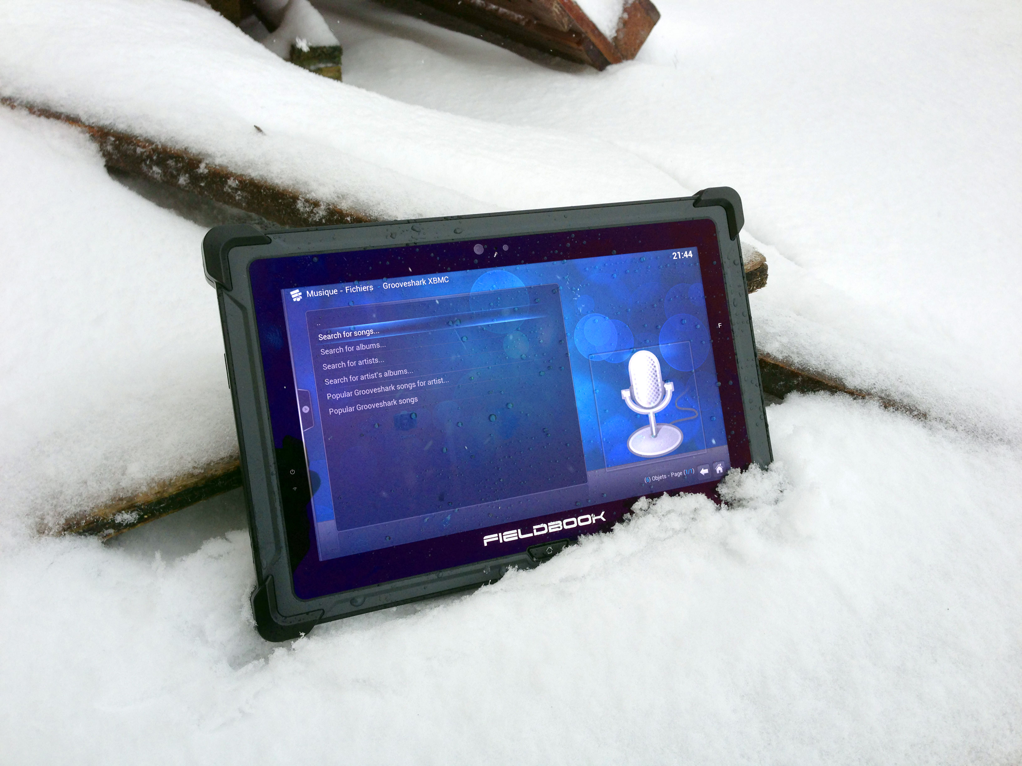 Das Fieldbook E1, das erste Tablet auf Android Basis von LOGIC INSTRUMENT