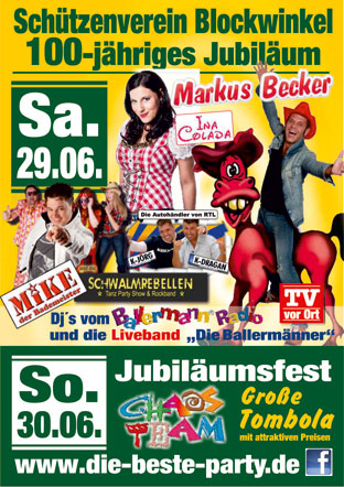 Blockwinkel Olé - 100 Jahre Schützenverein Blockwinkel Olé - 100 Jahre Schützenverein