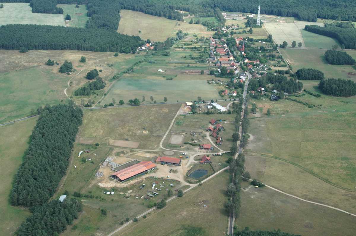 Zempow aus der Luft