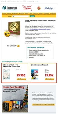 ReTargetMail ermöglicht es, Werbemittel in Mailings individuell anzuzeigen. ReTargetMail ermöglicht es, Werbemittel in Mailings individuell anzuzeigen.