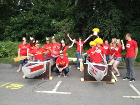 Das Regatta-Team der ZAPF GmbH ist auch ohne Platzierung stolz auf seine Leistungen.