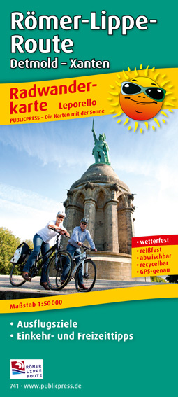 Cover Radwanderkarte Roemer-Lippe-Route Cover Radwanderkarte Roemer-Lippe-Route
