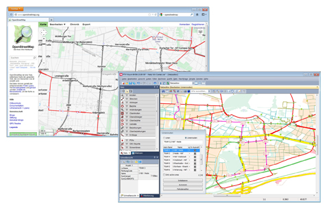 PTV Visum 13 macht den Import vonÖV-Daten aus OpenStreetMap möglich.