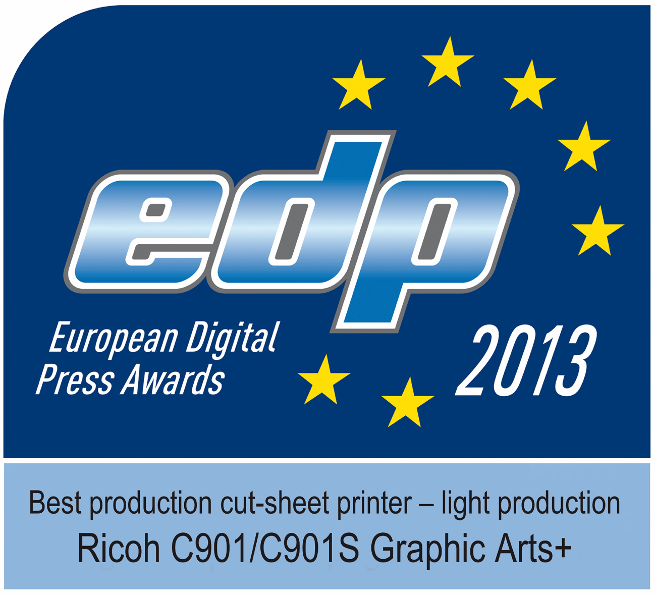 Ricoh Pro C901 und Pro C901S Graphic Arts + wurden bei den EDP Awards ausgezeichnet.